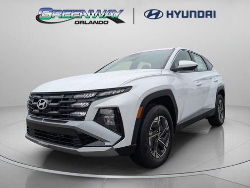 Creamy White Pearl 2026 Hyundai TUCSON Hybrid Blue SE
