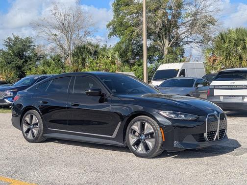 Black Sapphire Metallic 2023 BMW i4 Gran Coupe eDrive40