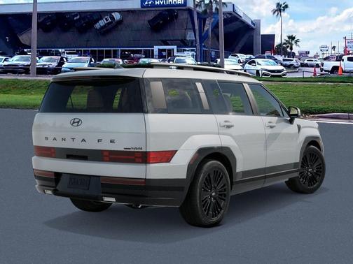 Serenity White 2026 Hyundai SANTA FE HEV Calligraphy
