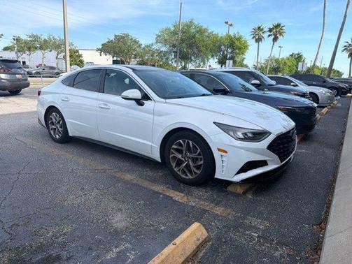 Quartz White 2020 Hyundai SONATA SEL