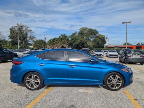 Electric Blue 2017 Hyundai ELANTRA Limited