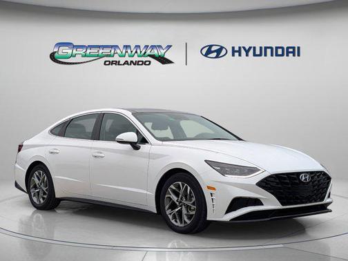 Serenity White 2023 Hyundai SONATA SEL