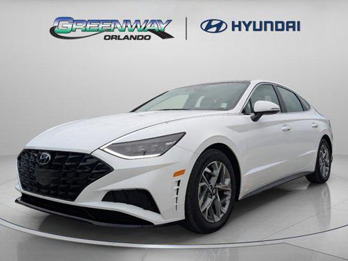 Serenity White 2023 Hyundai SONATA SEL