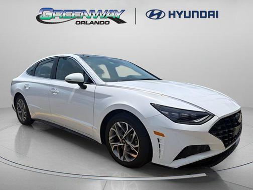 Serenity White 2023 Hyundai SONATA SEL