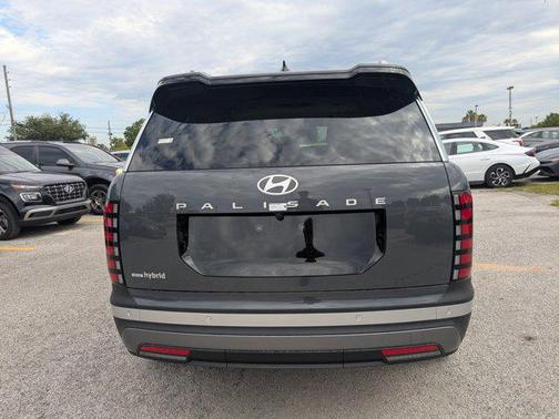 Ecotronic Gray Pearl 2026 Hyundai Palisade Hybrid Blue SEL 7P