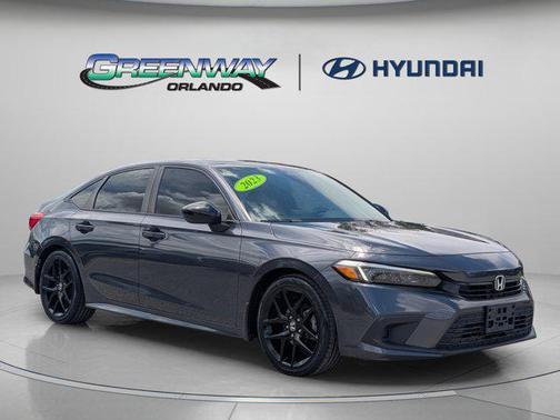 Meteorite Gray Metallic 2023 Honda Civic Sport