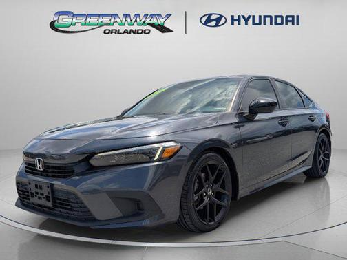 Meteorite Gray Metallic 2023 Honda Civic Sport