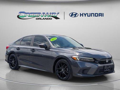 Meteorite Gray Metallic 2023 Honda Civic Sport