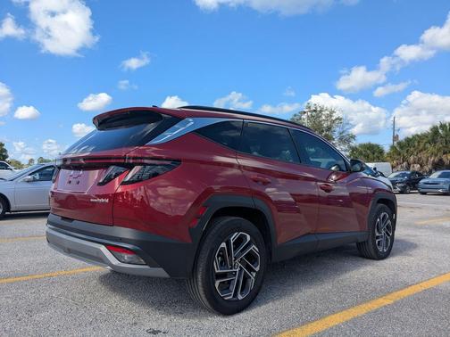 Ultimate Red 2025 Hyundai TUCSON Hybrid Limited