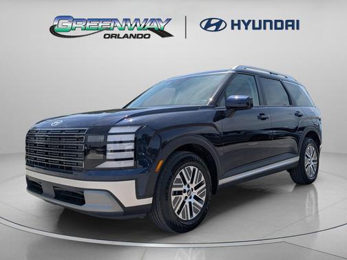 Classy Blue Pearl 2026 Hyundai Palisade Hybrid Blue SEL 8P