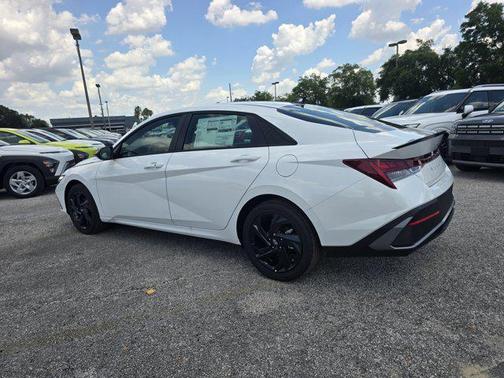 Serenity White 2026 Hyundai ELANTRA HEV SEL Sport