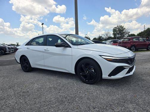 Serenity White 2026 Hyundai ELANTRA HEV SEL Sport