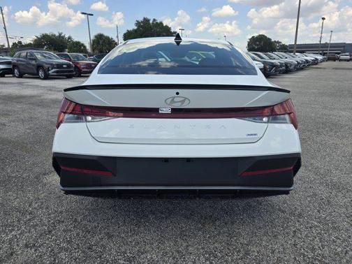 Serenity White 2026 Hyundai ELANTRA HEV SEL Sport