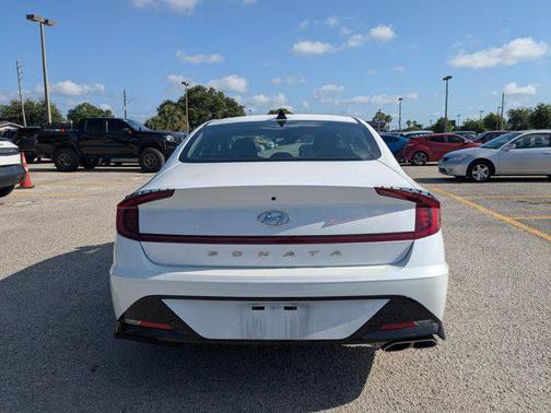 Quartz White 2021 Hyundai SONATA SEL
