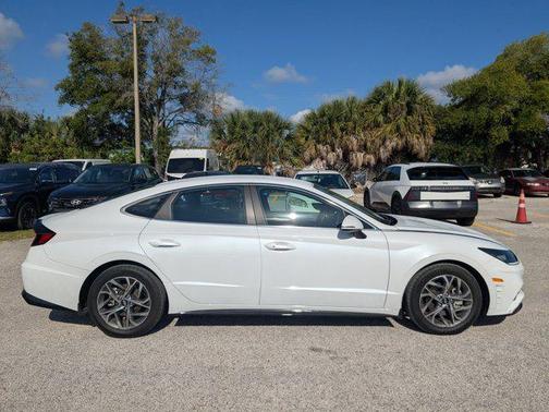 Quartz White 2021 Hyundai SONATA SEL