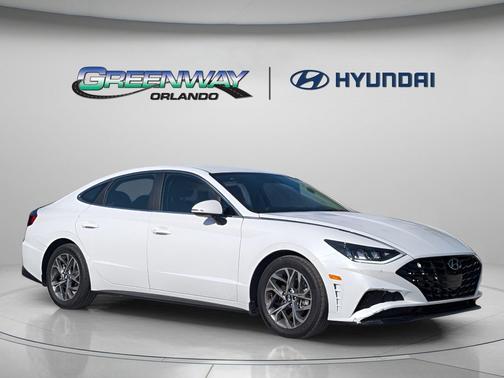 Quartz White 2021 Hyundai SONATA SEL