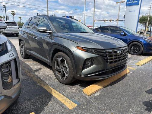 Amazon Gray 2022 Hyundai TUCSON Limited