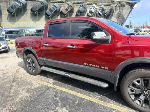 Cardinal Red Metallic 2020 Nissan Titan Platinum Reserve