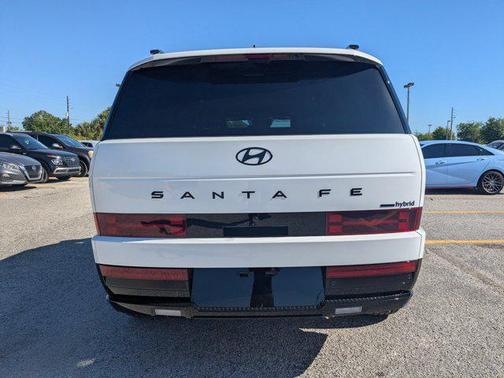 Serenity White 2026 Hyundai SANTA FE HEV Calligraphy