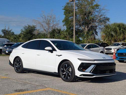 Serenity White 2024 Hyundai SONATA SEL