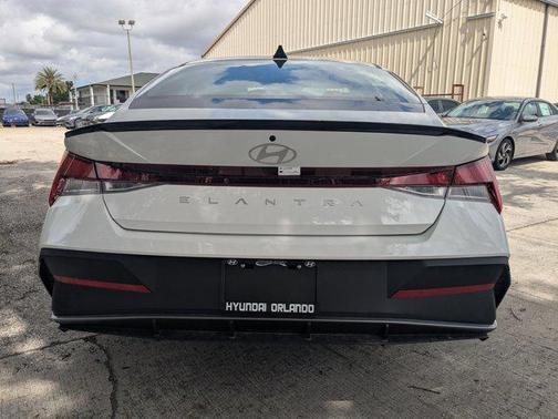 Serenity White 2025 Hyundai ELANTRA Sport