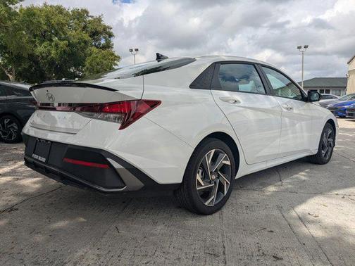 Serenity White 2025 Hyundai ELANTRA Sport