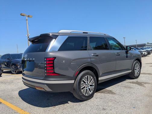 Ecotronic Gray Pearl 2026 Hyundai Palisade Hybrid Blue SEL 7P