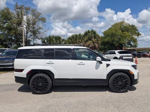 Serenity White 2026 Hyundai SANTA FE Calligraphy