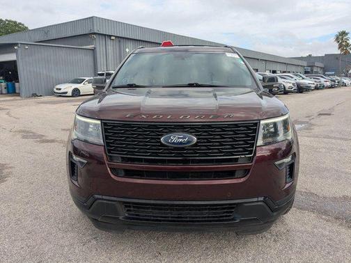 Burgundy 2018 Ford Explorer Sport