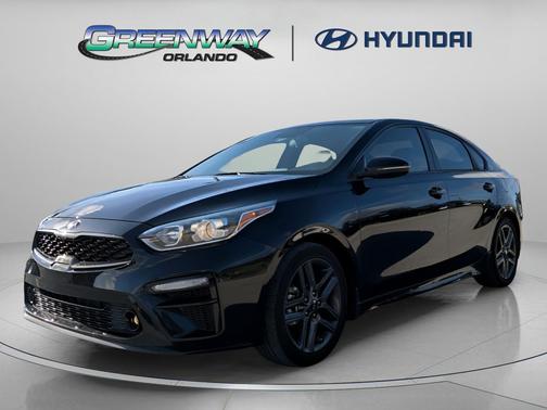 Aurora Black 2021 Kia Forte GT-Line