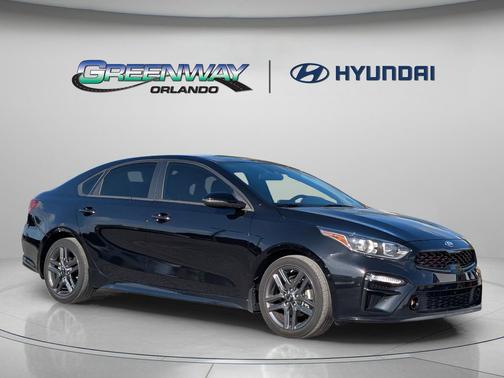Aurora Black 2021 Kia Forte GT-Line