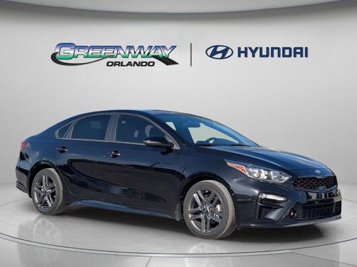 Aurora Black 2021 Kia Forte GT-Line