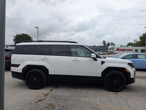 Serenity White 2026 Hyundai SANTA FE Calligraphy