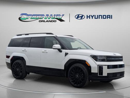 Serenity White 2026 Hyundai SANTA FE Calligraphy