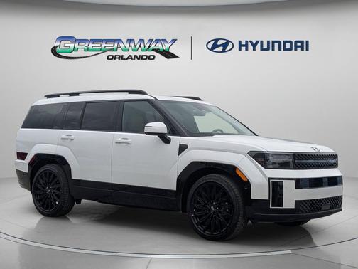 Serenity White 2026 Hyundai SANTA FE Calligraphy