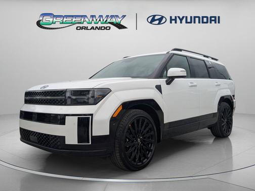 Serenity White 2026 Hyundai SANTA FE Calligraphy