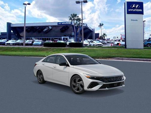 Serenity White 2026 Hyundai ELANTRA Sport