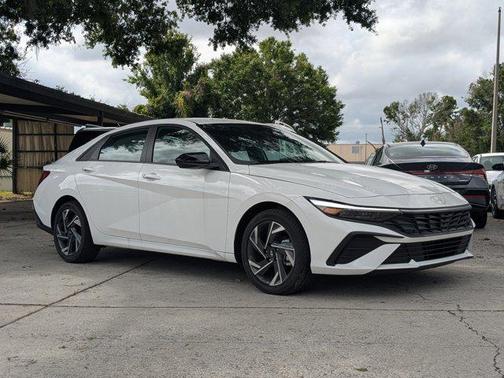 Serenity White 2025 Hyundai ELANTRA Sport