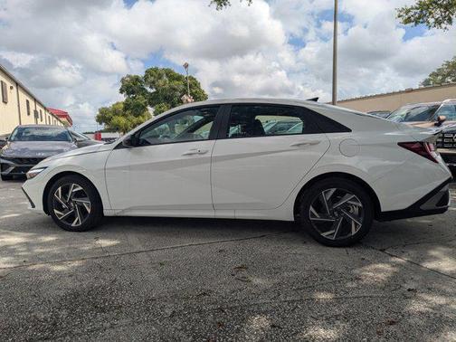 Serenity White 2025 Hyundai ELANTRA Sport
