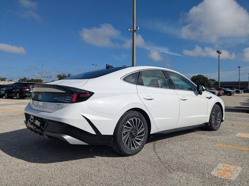 Serenity White 2026 Hyundai SONATA Hybrid Limited