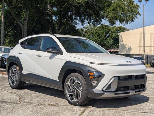 Atlas White 2026 Hyundai KONA SEL Premium