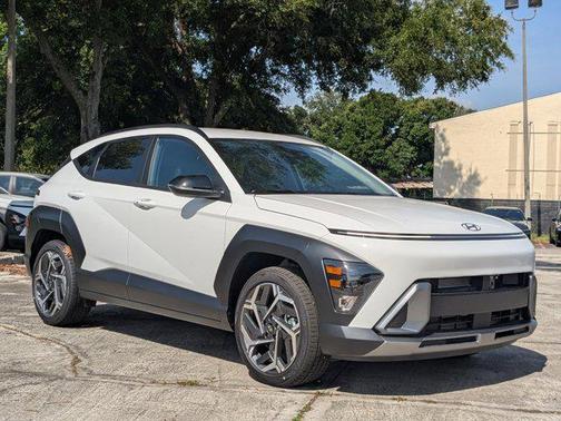 Atlas White 2026 Hyundai KONA SEL Premium