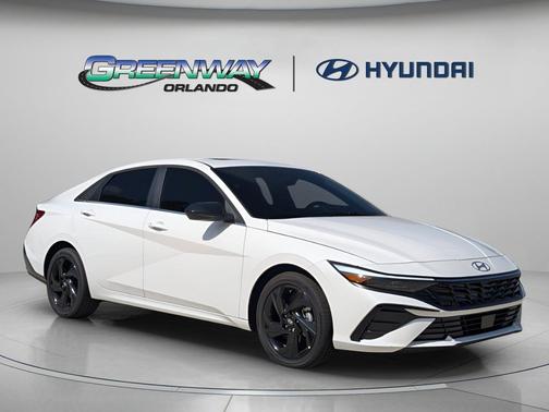 Serenity White 2026 Hyundai ELANTRA Sport