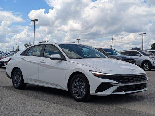Serenity White 2026 Hyundai ELANTRA HEV Blue