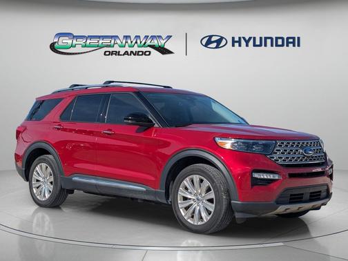 Rapid Red Metallic Tinted Clearcoat 2023 Ford Explorer Limited
