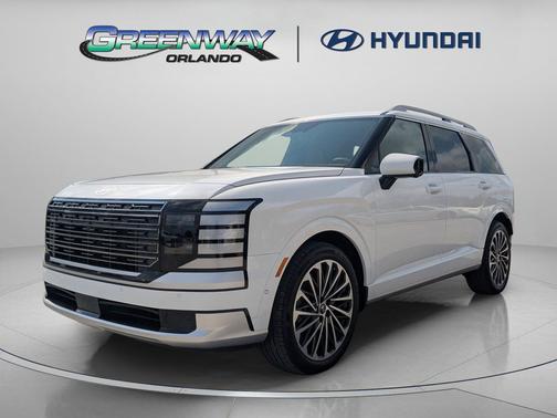 Creamy White Pearl 2026 Hyundai Palisade Hybrid Calligraphy