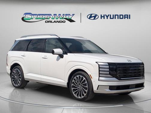Creamy White Pearl 2026 Hyundai Palisade Hybrid Calligraphy