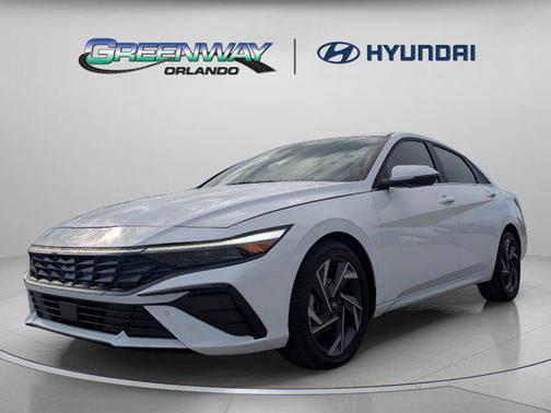 Serenity White 2024 Hyundai ELANTRA HEV Limited