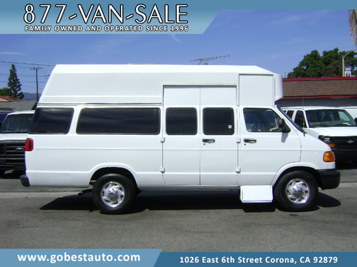 WHITE 2000 Dodge Ram Van 3500 Maxi Van