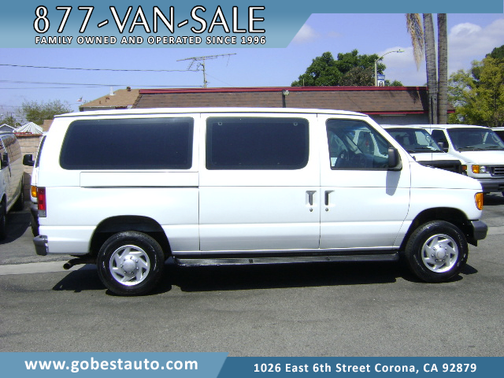 WHITE 2007 Ford E350 Super Duty XL Wagon